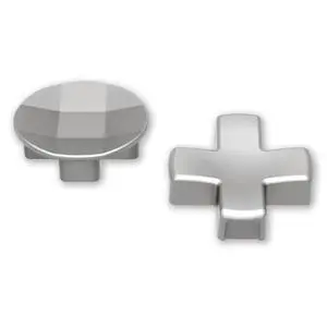 2 pcs Metalic Silver Magnetic Stainless Steel D-Pads, for Xbox Elite 1/2 Controller, Replacement Parts Directional Pad Button Kits for Xbox One Elite & Xbox One Elite Series 2 Controller @ 2 pcs Metalic Silver Magnetic Stainless Steel D-Pads, for Xbox Elite 1/2 Controller, Replacement Parts Directional Pad Button Kits for Xbox One Elite & Xbox One Elite Series 2 Controller @