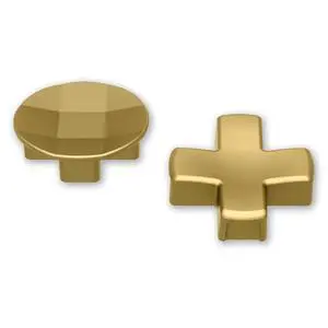2Pcs Metalic Hero Gold Magnetic Stainless Steel D-Pads, for Xbox Elite 1/2 Controller, Replacement Parts Directional Pad Button Kits for Xbox One Elite & Xbox One Elite Series 2 Controller @ 2Pcs Metalic Hero Gold Magnetic Stainless Steel D-Pads, for Xbox Elite 1/2 Controller, Replacement Parts Directional Pad Button Kits for Xbox One Elite & Xbox One Elite Series 2 Controller @