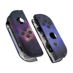 DIY Replacement Shell Buttons for Nintendo Switch & Switch OLED, Nebula Galaxy Soft Touch Custom Housing with Full Set Button for Joycon Handheld Controller - Console Shell NOT Included @ DIY Replacement Shell Buttons for Nintendo Switch & Switch OLED, Nebula Galaxy Soft Touch Custom Housing with Full Set Button for Joycon Handheld Controller - Console Shell NOT Included @