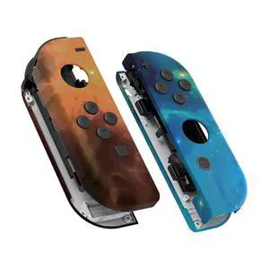 DIY Replacement Shell Buttons for Nintendo Switch & Switch OLED, Gold Star Universe Soft Touch Housing with Full Set Button for Joycon Handheld Controller - Console Shell NOT Included @ DIY Replacement Shell Buttons for Nintendo Switch & Switch OLED, Gold Star Universe Soft Touch Housing with Full Set Button for Joycon Handheld Controller - Console Shell NOT Included @