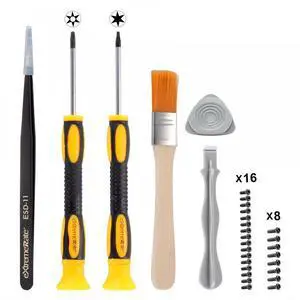 T6 T8H Screwdriver Set Opening Tools Repair Kits for Xbox Series X/S, Elite 2 Core, Xbox One, Xbox One Elite, Xbox One S/X Controller w/Spare Screws Tweezers Prying Tool & Cleaning Brush @ T6 T8H Screwdriver Set Opening Tools Repair Kits for Xbox Series X/S, Elite 2 Core, Xbox One, Xbox One Elite, Xbox One S/X Controller w/Spare Screws Tweezers Prying Tool & Cleaning Brush @