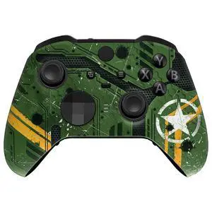 Army Mecha Replacement Faceplate Cover for Xbox One Elite Controller Series 2 (Model 1797), Soft Touch Front Housing Shell Case & Accent Rings for Xbox Elite Series 2 Core Controller @ Army Mecha Replacement Faceplate Cover for Xbox One Elite Controller Series 2 (Model 1797), Soft Touch Front Housing Shell Case & Accent Rings for Xbox Elite Series 2 Core Controller @