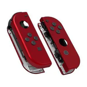 DIY Replacement Shell Buttons for Nintendo Switch & Switch OLED, Scarlet Red Soft Touch Custom Housing Case with Full Set Button for Joycon Handheld Controller - Console Shell NOT Included @ DIY Replacement Shell Buttons for Nintendo Switch & Switch OLED, Scarlet Red Soft Touch Custom Housing Case with Full Set Button for Joycon Handheld Controller - Console Shell NOT Included @