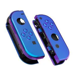 DIY Replacement Shell Buttons for Nintendo Switch & Switch OLED, Chameleon Purple BlueCustom Housing Case with Full Set Button for Joycon Handheld Controller - Console Shell NOT Included @ DIY Replacement Shell Buttons for Nintendo Switch & Switch OLED, Chameleon Purple BlueCustom Housing Case with Full Set Button for Joycon Handheld Controller - Console Shell NOT Included @