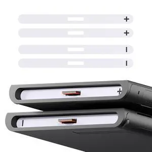 Console Side Rail Slot Sticker for Switch 2, Left Right Slide Rail DIY Decorative Skin Decal with Tweezer for Nintendo Switch 2 Console - White @ Console Side Rail Slot Sticker for Switch 2, Left Right Slide Rail DIY Decorative Skin Decal with Tweezer for Nintendo Switch 2 Console - White @