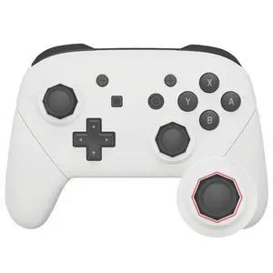White Octagonal Gated Sticks Faceplate Backplate Handles Cover, DIY Replacement Hand Grip Housing Shell for Nintendo Switch Pro Controller- Controller NOT Included @ White Octagonal Gated Sticks Faceplate Backplate Handles Cover, DIY Replacement Hand Grip Housing Shell for Nintendo Switch Pro Controller- Controller NOT Included @