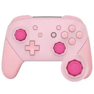 Faceplate Backplate Handles Cover, Cherry Blossoms Pink & Puffy Pink Octagonal Gated Sticks Design DIY Replacement Grip Housing Shell for Nintendo Switch Pro Controller - No Controller @ Faceplate Backplate Handles Cover, Cherry Blossoms Pink & Puffy Pink Octagonal Gated Sticks Design DIY Replacement Grip Housing Shell for Nintendo Switch Pro Controller - No Controller @