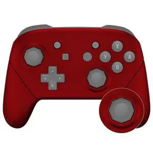 Scarlet Red Faceplate Backplate Handles Cover, Octagonal Gated Sticks Design DIY Replacement Grip Housing Shell for Nintendo Switch Pro Controller - Controller NOT Included @ Scarlet Red Faceplate Backplate Handles Cover, Octagonal Gated Sticks Design DIY Replacement Grip Housing Shell for Nintendo Switch Pro Controller - Controller NOT Included @