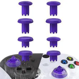 ThumbsGear V3 Interchangeable Thumbsticks for Xbox Core Controller, 4 Height Adjustable Convex and Concave Grip Joysticks for Xbox One S/X/Elite, for Nintendo Switch Pro Controller -Purple @ ThumbsGear V3 Interchangeable Thumbsticks for Xbox Core Controller, 4 Height Adjustable Convex and Concave Grip Joysticks for Xbox One S/X/Elite, for Nintendo Switch Pro Controller -Purple @