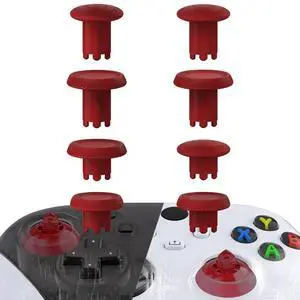 ThumbsGear V3 Interchangeable Thumbsticks for Xbox Series X/S, 4 Height Adjustable Convex and Concave Grip Joysticks for Xbox One S/X/Elite, for Nintendo Switch Pro - Carmine Red @ ThumbsGear V3 Interchangeable Thumbsticks for Xbox Series X/S, 4 Height Adjustable Convex and Concave Grip Joysticks for Xbox One S/X/Elite, for Nintendo Switch Pro - Carmine Red @