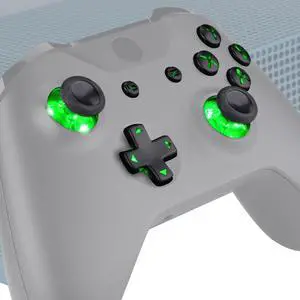 Multi-Colors Luminated D-pad Thumbsticks Start Back ABXY Buttons (DTF) LED Kit for Xbox One Standard, Xbox One S X Controller with Black Classical Symbols Buttons - Controller NOT Included @ Multi-Colors Luminated D-pad Thumbsticks Start Back ABXY Buttons (DTF) LED Kit for Xbox One Standard, Xbox One S X Controller with Black Classical Symbols Buttons - Controller NOT Included @