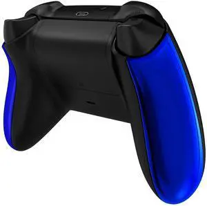 Replacement Side Rails Grip for Xbox Series X/S Controller, Custom Accessories Back Panesl Handles Cover Shell for Xbox Core Wireless Controller - Chrome Blue @ Replacement Side Rails Grip for Xbox Series X/S Controller, Custom Accessories Back Panesl Handles Cover Shell for Xbox Core Wireless Controller - Chrome Blue @