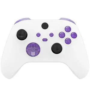 Replacement Buttons for Xbox Series X & S Controller, Clear Atomic Purple Custom Accessories Bumpers Trigers Dpad ABXY Start Back Sync Share Keys Parts for Xbox Core Wireless Controller @ Replacement Buttons for Xbox Series X & S Controller, Clear Atomic Purple Custom Accessories Bumpers Trigers Dpad ABXY Start Back Sync Share Keys Parts for Xbox Core Wireless Controller @