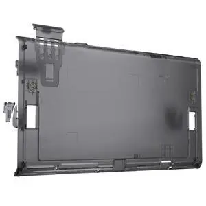 Replacement DIY Rear Back Plate for Nintendo Switch 2 Handheld Console, Custom Housing Cover Shell Case for Switch 2 (Without Kickstand) - Clear Slate Black @ Replacement DIY Rear Back Plate for Nintendo Switch 2 Handheld Console, Custom Housing Cover Shell Case for Switch 2 (Without Kickstand) - Clear Slate Black @
