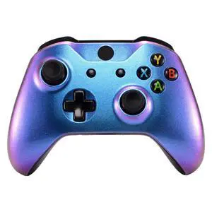 Purple and Blue Chameleon Front Housing Shell Faceplate for Xbox One X S Controller Model 1708 - Controller NOT Included @ Purple and Blue Chameleon Front Housing Shell Faceplate for Xbox One X S Controller Model 1708 - Controller NOT Included @