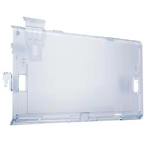 Replacement DIY Rear Back Plate for Nintendo Switch 2 Handheld Console, Custom Housing Cover Shell Case for Switch 2 (Without Kickstand) - Clear Glacier Blue @ Replacement DIY Rear Back Plate for Nintendo Switch 2 Handheld Console, Custom Housing Cover Shell Case for Switch 2 (Without Kickstand) - Clear Glacier Blue @