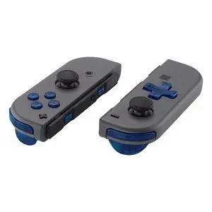 Transparent Clear Blue D-pad ABXY Keys SR SL L R ZR ZL Trigger Buttons Springs, Replacement Full Set Buttons Kits for Nintendo Switch & Oled Joycon (Fits Joycon D-pad Shell) @ Transparent Clear Blue D-pad ABXY Keys SR SL L R ZR ZL Trigger Buttons Springs, Replacement Full Set Buttons Kits for Nintendo Switch & Oled Joycon (Fits Joycon D-pad Shell) @