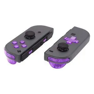 Clear Atomic Purple D-pad ABXY Keys SR SL L R ZR ZL Trigger Buttons Springs, Replacement Full Set Buttons Kits for Nintendo Switch & OLED Joycon (D-pad ONLY Fits for Joycon D-pad Shell) @ Clear Atomic Purple D-pad ABXY Keys SR SL L R ZR ZL Trigger Buttons Springs, Replacement Full Set Buttons Kits for Nintendo Switch & OLED Joycon (D-pad ONLY Fits for Joycon D-pad Shell) @