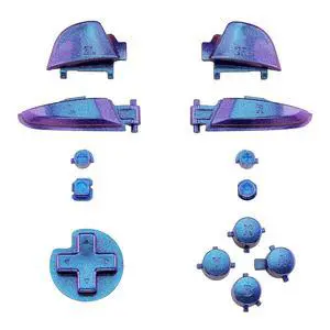 Purple Blue Chameleon Repair ABXY D-pad ZR ZL L R Keys for Nintendo Switch Pro Controller, DIY Replacement Full Set Buttons with Tools for Nintendo Switch Pro - Controller NOT Included @ Purple Blue Chameleon Repair ABXY D-pad ZR ZL L R Keys for Nintendo Switch Pro Controller, DIY Replacement Full Set Buttons with Tools for Nintendo Switch Pro - Controller NOT Included @