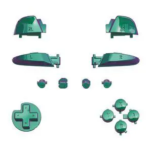Chameleon Green Purple Repair ABXY D-pad ZR ZL L R Keys for Nintendo Switch Pro Controller, DIY Replacement Full Set Buttons with Tools for Nintendo Switch Pro - Controller NOT Included @ Chameleon Green Purple Repair ABXY D-pad ZR ZL L R Keys for Nintendo Switch Pro Controller, DIY Replacement Full Set Buttons with Tools for Nintendo Switch Pro - Controller NOT Included @
