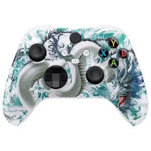 Custom Shell for Xbox Series X & S - Revitalize Your Controller - Jade Dragon - Cloud Dominator Cover Front Housing Cover for Xbox Core Controller @ Custom Shell for Xbox Series X & S - Revitalize Your Controller - Jade Dragon - Cloud Dominator Cover Front Housing Cover for Xbox Core Controller @