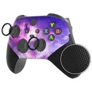 ASR Version Redesigned Shell for Xbox Core Wireless Controller - Performance Rubberized Grip, Anti Sticks Rubbing Rings - Custom Faceplate for Xbox Series X & S Controller - Nebula Galaxy @ ASR Version Redesigned Shell for Xbox Core Wireless Controller - Performance Rubberized Grip, Anti Sticks Rubbing Rings - Custom Faceplate for Xbox Series X & S Controller - Nebula Galaxy @