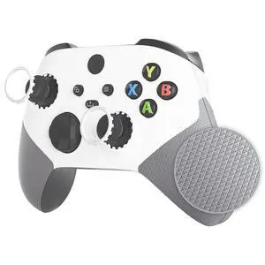 ASR Version Performance Rubberized Side Rails Grips Shell for Xbox Series X/S Controller, White & Gray Redesigned Grip Handles Faceplate for Xbox Core Controller @ ASR Version Performance Rubberized Side Rails Grips Shell for Xbox Series X/S Controller, White & Gray Redesigned Grip Handles Faceplate for Xbox Core Controller @