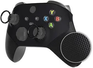 ASR Version Performance Rubberized Side Rails Grips Shell for Xbox Series X|S Controller, Redesigned Grip Handles Faceplate for Xbox Core Controller - Black @ ASR Version Performance Rubberized Side Rails Grips Shell for Xbox Series X|S Controller, Redesigned Grip Handles Faceplate for Xbox Core Controller - Black @