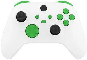 Replacement Buttons for Xbox Core Wireless Controller, Green DIY Accessories Kit LB RB LT RT Bumpers Trigers Dpad ABXY Start Back Sync Share Keys Parts for Xbox Series X & S Controller @ Replacement Buttons for Xbox Core Wireless Controller, Green DIY Accessories Kit LB RB LT RT Bumpers Trigers Dpad ABXY Start Back Sync Share Keys Parts for Xbox Series X & S Controller @
