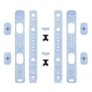 DIY Replacement Shell for Joycon Strap, Transparent Clear Glacier Blue Custom Controller Wrist Strap Housing Buttons for Nintendo Switch & Switch OLED Model - 2 Pack @ DIY Replacement Shell for Joycon Strap, Transparent Clear Glacier Blue Custom Controller Wrist Strap Housing Buttons for Nintendo Switch & Switch OLED Model - 2 Pack @