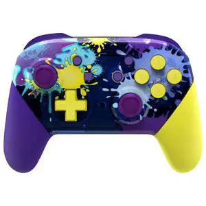 Splattering Paint Faceplate Backplate Handles for Nintendo Switch Pro Controller, Replacement Hand Grip Housing Shell Buttons for Nintendo Switch Pro - Controller NOT Included @ Splattering Paint Faceplate Backplate Handles for Nintendo Switch Pro Controller, Replacement Hand Grip Housing Shell Buttons for Nintendo Switch Pro - Controller NOT Included @
