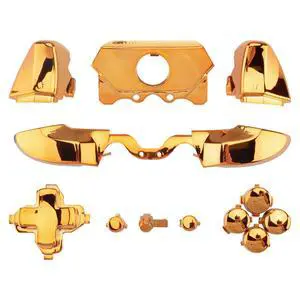 LB RB LT RT Bumpers Triggers D-Pad ABXY Start Back Sync Buttons, Chrome Gold Full Set Buttons Repair Kits with Tools for Xbox One Standard & Xbox One Elite V1 Controller (Model 1697/1698) @ LB RB LT RT Bumpers Triggers D-Pad ABXY Start Back Sync Buttons, Chrome Gold Full Set Buttons Repair Kits with Tools for Xbox One Standard & Xbox One Elite V1 Controller (Model 1697/1698) @
