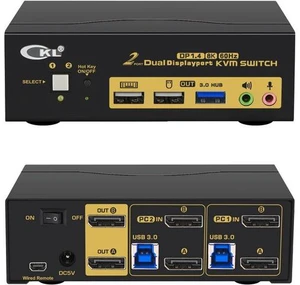 CAPABILITIES: This KVM Switch Dual Monitor Display CAPABILITIES: This KVM Switch Dual Monitor Display