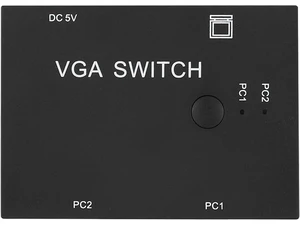 Vga Splitter Computer Accessory 2-In-1-Out 2 Port Switcher Hd Display Accessories for Host Switch, Vga Splitter Vga Adapter Computer Accessories Vga Splitter Computer Accessory 2-In-1-Out 2 Port Switcher Hd Display Accessories for Host Switch, Vga Splitter Vga Adapter Computer Accessories