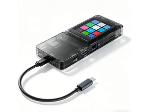 LICAEVEY USB Docking Station HUB with Touch Control LCD Screen, RJ45 Memory Card TF PD 100W HDTV for Laptop, 8 in 1 Multiport Adapter with 5Gbps Data Transfer LICAEVEY USB Docking Station HUB with Touch Control LCD Screen, RJ45 Memory Card TF PD 100W HDTV for Laptop, 8 in 1 Multiport Adapter with 5Gbps Data Transfer