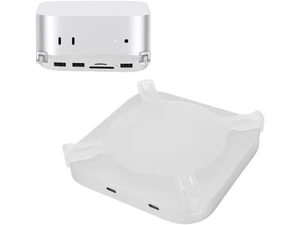 M4 Dock Stand, Computer Dock Station with NVMe SSD, Multi Ports Hub with USB A, USB C, SD 4.0 Slot, Aluminum Alloy M4 Dock Stand, Computer Dock Station with NVMe SSD, Multi Ports Hub with USB A, USB C, SD 4.0 Slot, Aluminum Alloy