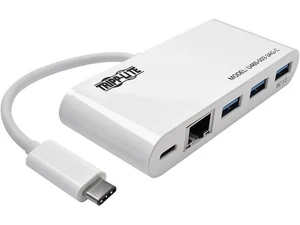3-Port USB-C to USB-A (3X) Portable Hub with Gigabit Ethernet Port (GbE), USB-C Charging PD Port, USB 3.1 Gen 1 Type-C (U460-003-3AG-C) 3-Port USB-C to USB-A (3X) Portable Hub with Gigabit Ethernet Port (GbE), USB-C Charging PD Port, USB 3.1 Gen 1 Type-C (U460-003-3AG-C)