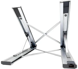 Aluminum Multiports Type C Hubs with 100WPD Charging Card Reader and Adjustable Notebook Stand USB C Hubs with Stand Aluminum Multiports Type C Hubs with 100WPD Charging Card Reader and Adjustable Notebook Stand USB C Hubs with Stand