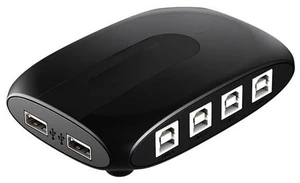 4 Port Smart KVM Switch USB Keyboard Mouse Synchronizer Controller, Plug and Play Support, for Windows, for Linux and Other Systems 4 Port Smart KVM Switch USB Keyboard Mouse Synchronizer Controller, Plug and Play Support, for Windows, for Linux and Other Systems