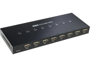 8 Port USB2.0 Manual Switcher Selectors KVM Switching Adapter 8 in 4 Out Sharing USB Devices for Printer Keyboards USB Switching Selectors 8 Port USB2.0 Manual Switcher Selectors KVM Switching Adapter 8 in 4 Out Sharing USB Devices for Printer Keyboards USB Switching Selectors