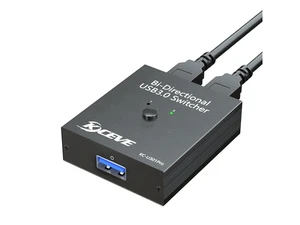 USB 3.0 Switch Selector, Reyoten Bi-Directional USB Switch 2 in 1 Out / 1 in 2 Out, USB3.0 KVM Switcher for 2 Computers Share Keyboard Mouse Scanner Printer USB 3.0 Switch Selector, Reyoten Bi-Directional USB Switch 2 in 1 Out / 1 in 2 Out, USB3.0 KVM Switcher for 2 Computers Share Keyboard Mouse Scanner Printer