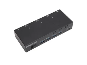 SUNGOOYUE HD Multimedia Interface KVM Switch, USB 3.0 Switcher for 3 Computers 2 Monitors 4K at 60Hz, with Extended or Duplicate Display Mode, for (US Plug) SUNGOOYUE HD Multimedia Interface KVM Switch, USB 3.0 Switcher for 3 Computers 2 Monitors 4K at 60Hz, with Extended or Duplicate Display Mode, for (US Plug)