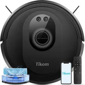 Robot Vacuum and Mop Combo, 5000Pa Robotic Vacuum Cleaner, 150 Min Max, App & Remote Control, Ideal for Hard Floor, Carpet, Pet Hair, Self-Charge(G8000 Max) Robot Vacuum and Mop Combo, 5000Pa Robotic Vacuum Cleaner, 150 Min Max, App & Remote Control, Ideal for Hard Floor, Carpet, Pet Hair, Self-Charge(G8000 Max)