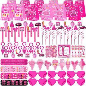 220PCS Pink Party Favors Kit for Girls Birthday Supplies Includes Glasses, Straws, Bubble Wands, Treat Bags & More Perfect for Party Decorations & Pinata Fillers 220PCS Pink Party Favors Kit for Girls Birthday Supplies Includes Glasses, Straws, Bubble Wands, Treat Bags & More Perfect for Party Decorations & Pinata Fillers
