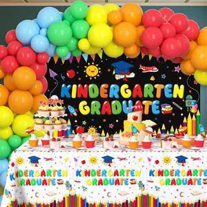 AIBIIN 104Pcs Kindergarten Graduation Decorations 2026 Kindergarten Graduation Party Supplies with Kindergarten Graduate Banner, Tablecloth, Rainbow Balloon Arch Kit for Kindergarten Grad Decor AIBIIN 104Pcs Kindergarten Graduation Decorations 2026 Kindergarten Graduation Party Supplies with Kindergarten Graduate Banner, Tablecloth, Rainbow Balloon Arch Kit for Kindergarten Grad Decor