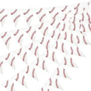 Jetec 5 Pcs 49 Ft Baseball Party Decorations Pennant Banner Pre-Assembled Sport Triangle Flag Bunting Garland for Baseball Birthday Party Supplies Sport Theme Decorations Jetec 5 Pcs 49 Ft Baseball Party Decorations Pennant Banner Pre-Assembled Sport Triangle Flag Bunting Garland for Baseball Birthday Party Supplies Sport Theme Decorations