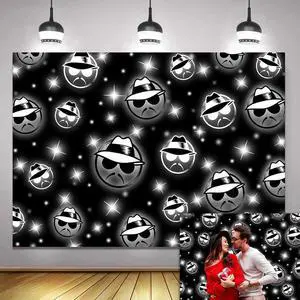 Cholo Theme Backdrop Early 2000s Background 7x5FT Black Glitter Old School Photography Banner Kids Birthday Cholo Party Decoration Props (84x60 inch) Cholo Theme Backdrop Early 2000s Background 7x5FT Black Glitter Old School Photography Banner Kids Birthday Cholo Party Decoration Props (84x60 inch)