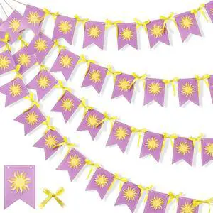 TaoBary Purple Sun Flag Banner Purple Sun Hanging Bunting Banner Flag String Bunting Garland for Wedding Lavender Photo Props Birthday Party Decoration(Fishtail) TaoBary Purple Sun Flag Banner Purple Sun Hanging Bunting Banner Flag String Bunting Garland for Wedding Lavender Photo Props Birthday Party Decoration(Fishtail)