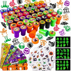 Halloween Party Favors for Kids - 350pcs Halloween Treats Bulk for Kids, Goody Bag Fillers including Stamper Tattoos Slap Bracelets Halloween Prizes for Classroom Reward Non Candy Party Supplies Halloween Party Favors for Kids - 350pcs Halloween Treats Bulk for Kids, Goody Bag Fillers including Stamper Tattoos Slap Bracelets Halloween Prizes for Classroom Reward Non Candy Party Supplies