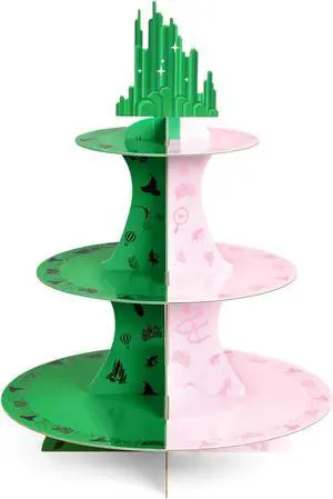 xo, Fetti Pink + Green Witch Cupcake Tower, 3 Tiers | Birthday Display Decorations, Kids Wizard Decor, Girls Cake Stand, Bachelorette Party Dessert Table xo, Fetti Pink + Green Witch Cupcake Tower, 3 Tiers | Birthday Display Decorations, Kids Wizard Decor, Girls Cake Stand, Bachelorette Party Dessert Table